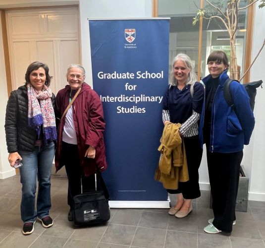 Picture of 4 colleagues at the Graduate School St Andrews